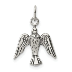 Sterling Silver Antiqued Dove Charm