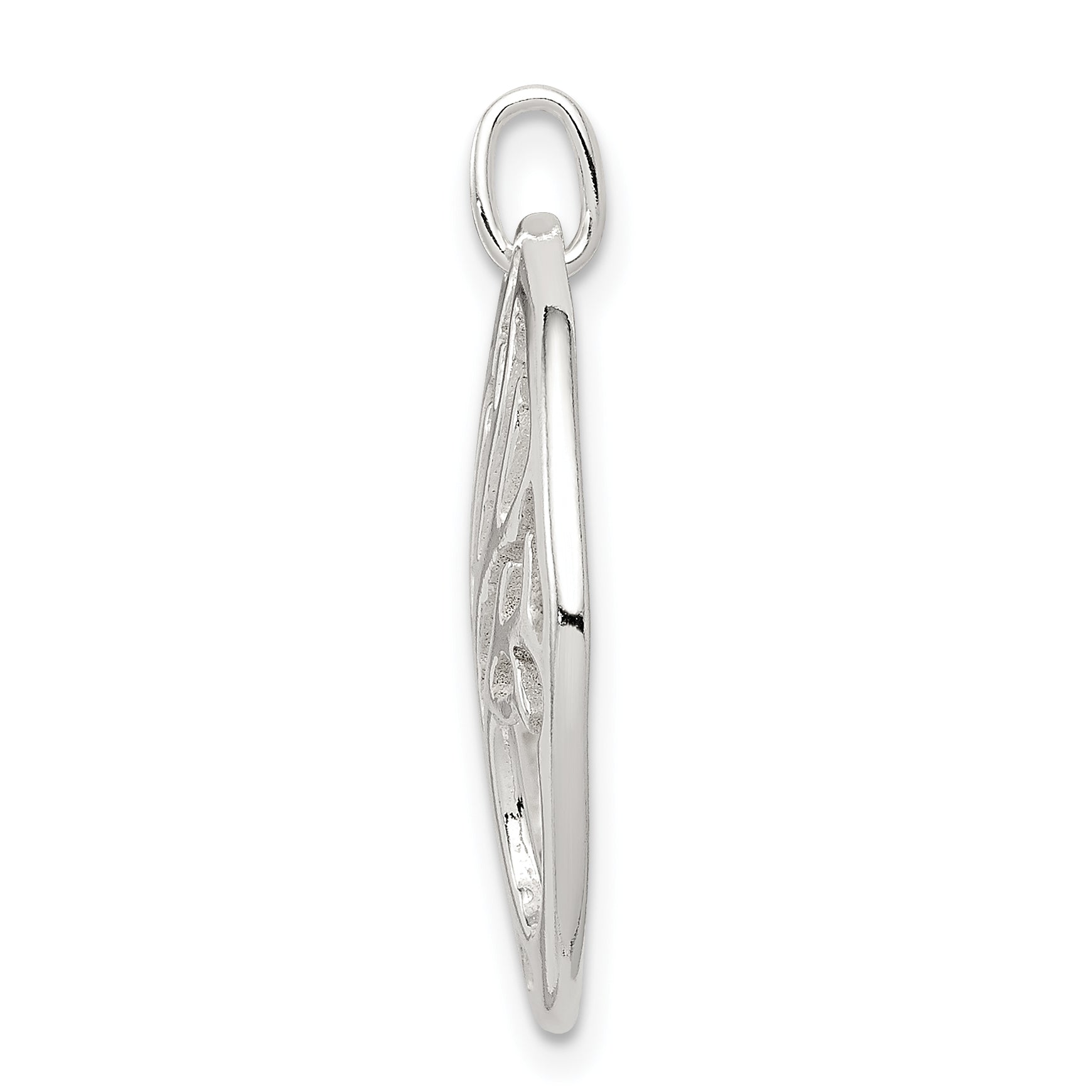 Sophia Jewelers Sterling Silver Tree of Life Charm Polished Anti-Tarnish