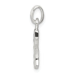 Sterling Silver 925 Initial G Pendant with Clear CZ Elegant Design