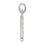 Sophia Jewelers Sterling Silver CZ Initial I Pendant with Anti-Tarnish Finish