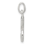 Sophia Jewelers Sterling Silver CZ Initial 'S' Pendant with Anti-Tarnish Finish