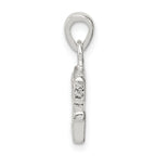 Sterling Silver 925 CZ Initial G Pendant with Anti-Tarnish Elegance