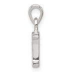 Sophia Jewelers 925 Sterling Silver CZ I Initial Pendant Anti-Tarnish Elegant Design