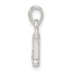 Sophia Jewelers Sterling Silver 925 CZ N Pendant with Anti-Tarnish Finish