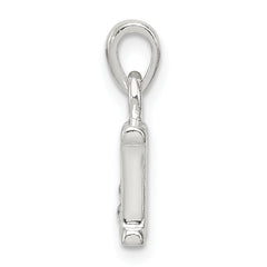 Sophia Jewelers Sterling Silver 925 CZ N Pendant with Anti-Tarnish Finish