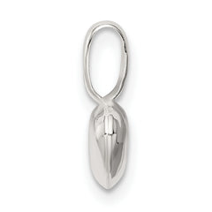 Sophia Jewelers Sterling Silver Puffed Heart Charm Polished Finish