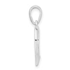 Sophia Jewelers Sterling Silver Heart Pendant with White CZ Elegance