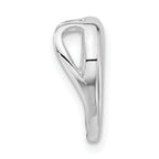 Sophia Jewelers 925 Sterling Silver Heart Pendant with Polished CZ Elegance