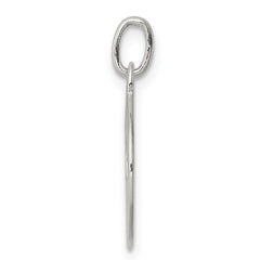 Sterling Silver 925 Heart Charm Pendant with Polished Anti-Tarnish Finish