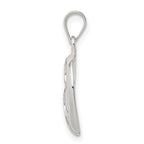 Sophia Jewelers 925 Sterling Silver Polished Swirl Heart Pendant