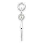 Sophia Jewelers Sterling Silver 925 Mom Charm Polished Anti-Tarnish Pendant