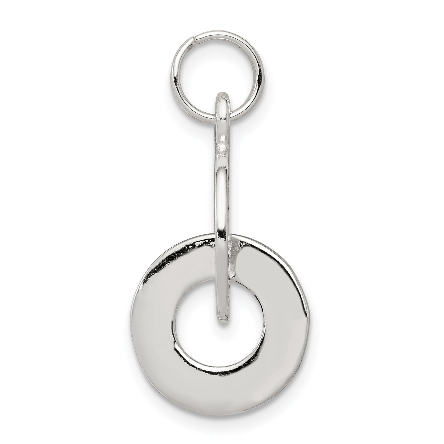 Sophia Jewelers 925 Polished Sterling Silver Best Friends Charm Pendant Secondary image