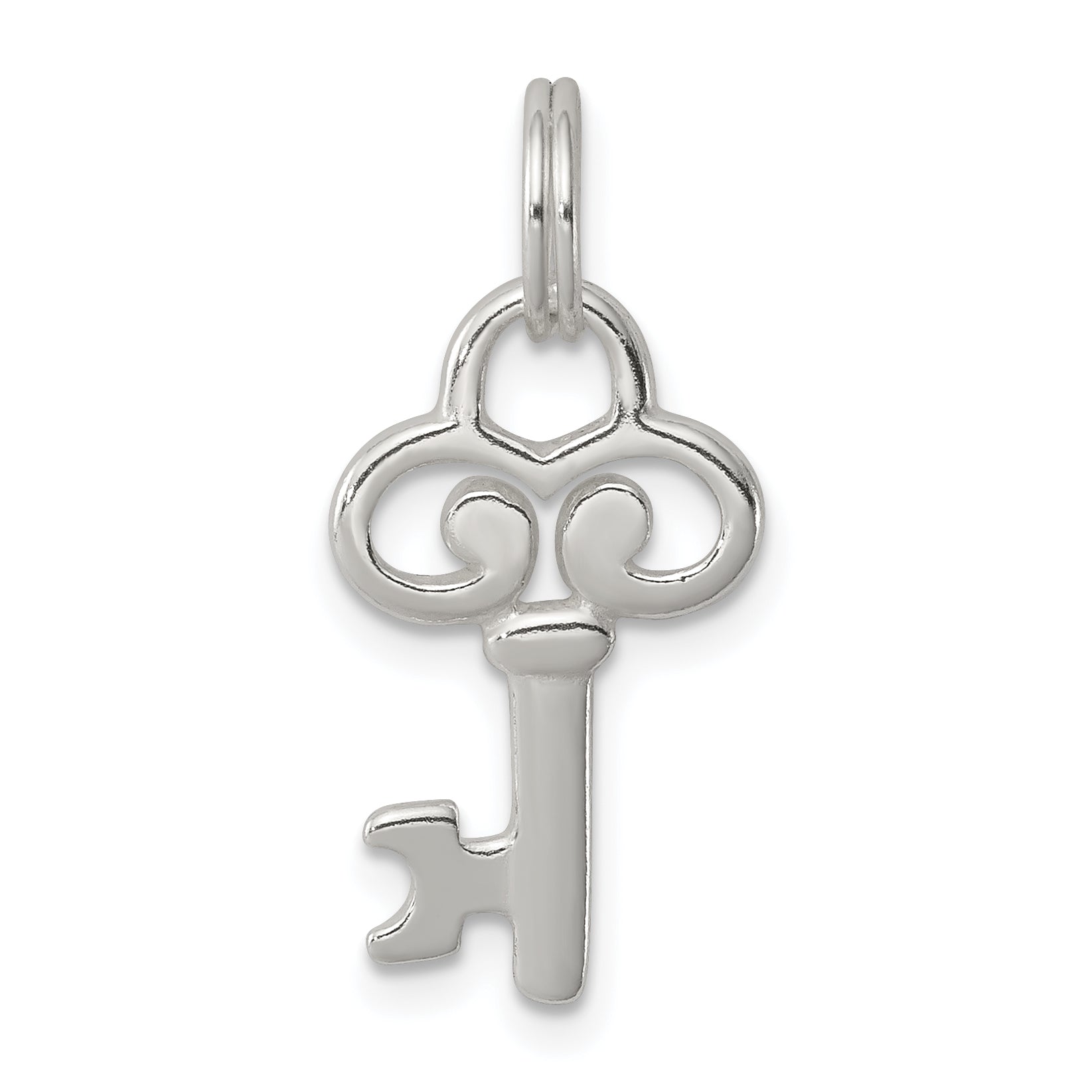 Sterling Silver Key Charm Main image