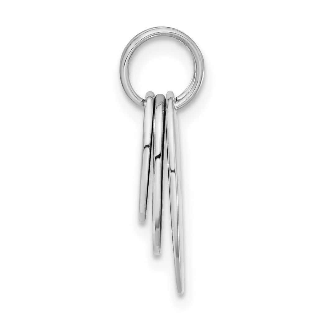 Sophia Jewelers Sterling Silver Wish Charm with Polished Finish
