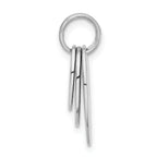 Sophia Jewelers Sterling Silver Wish Charm with Polished Finish