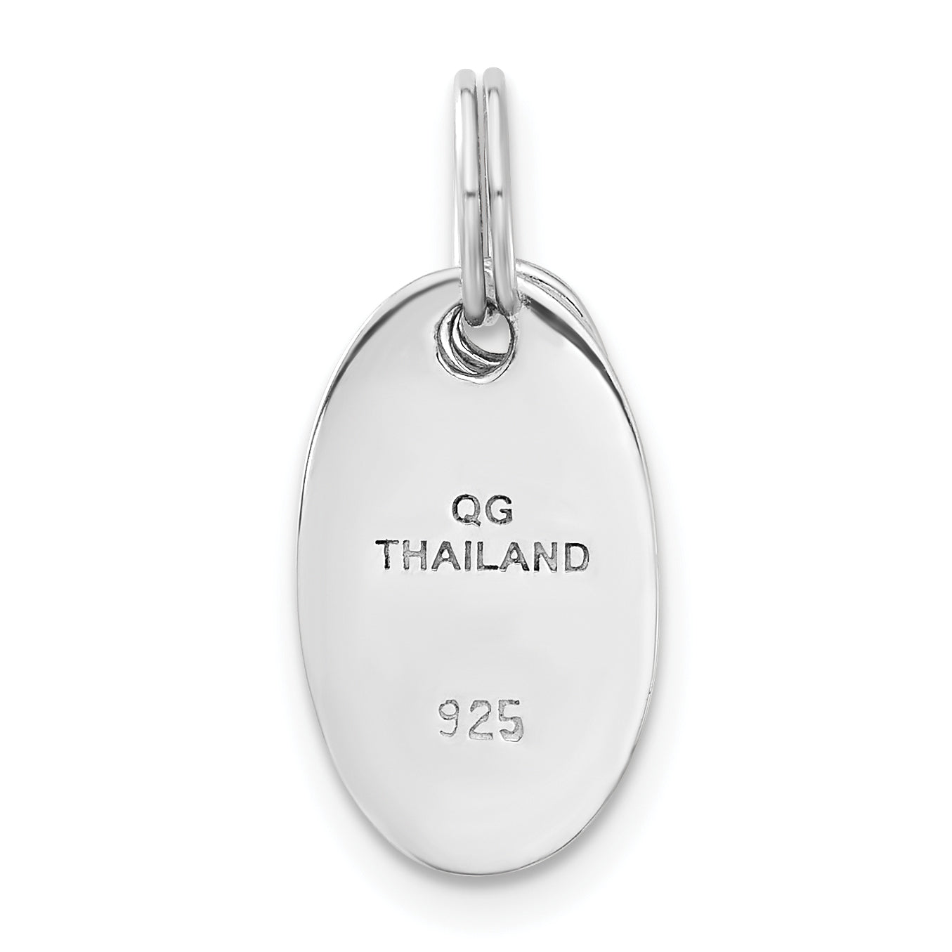 Sophia Jewelers Sterling Silver Wish Charm with Polished Finish