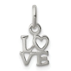 Sterling Silver Love Charm