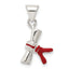 Sterling Silver Enameled Diploma Charm