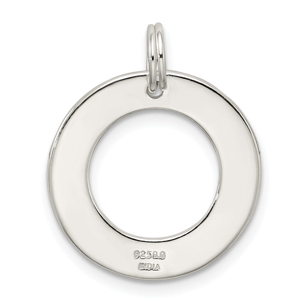 Sterling Silver 925 Polished Follow Your Dreams Charm Pendant  Elegant & Durable