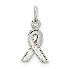 Sterling Silver 925 Orange Enameled Awareness Charm Polished Finish