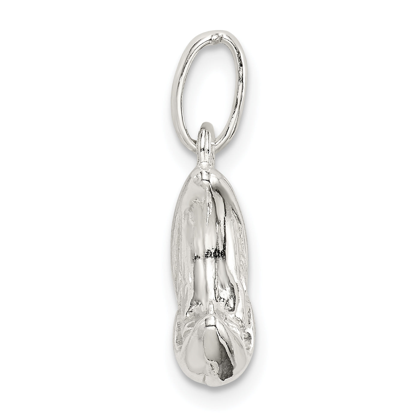 Sophia Jewelers 925 Sterling Silver Half Moon Charm with Anti-Tarnish Finish