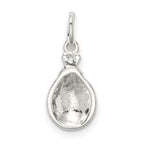 Sophia Jewelers Sterling Silver Lady Bug Charm with Enamel Finish