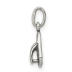 Sophia Jewelers Sterling Silver 925 Antiqued Flip Flop Charm for Girls