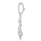 Sterling Silver 925 Men's Anchor Pendant with Polished Anti-Tarnish Finish