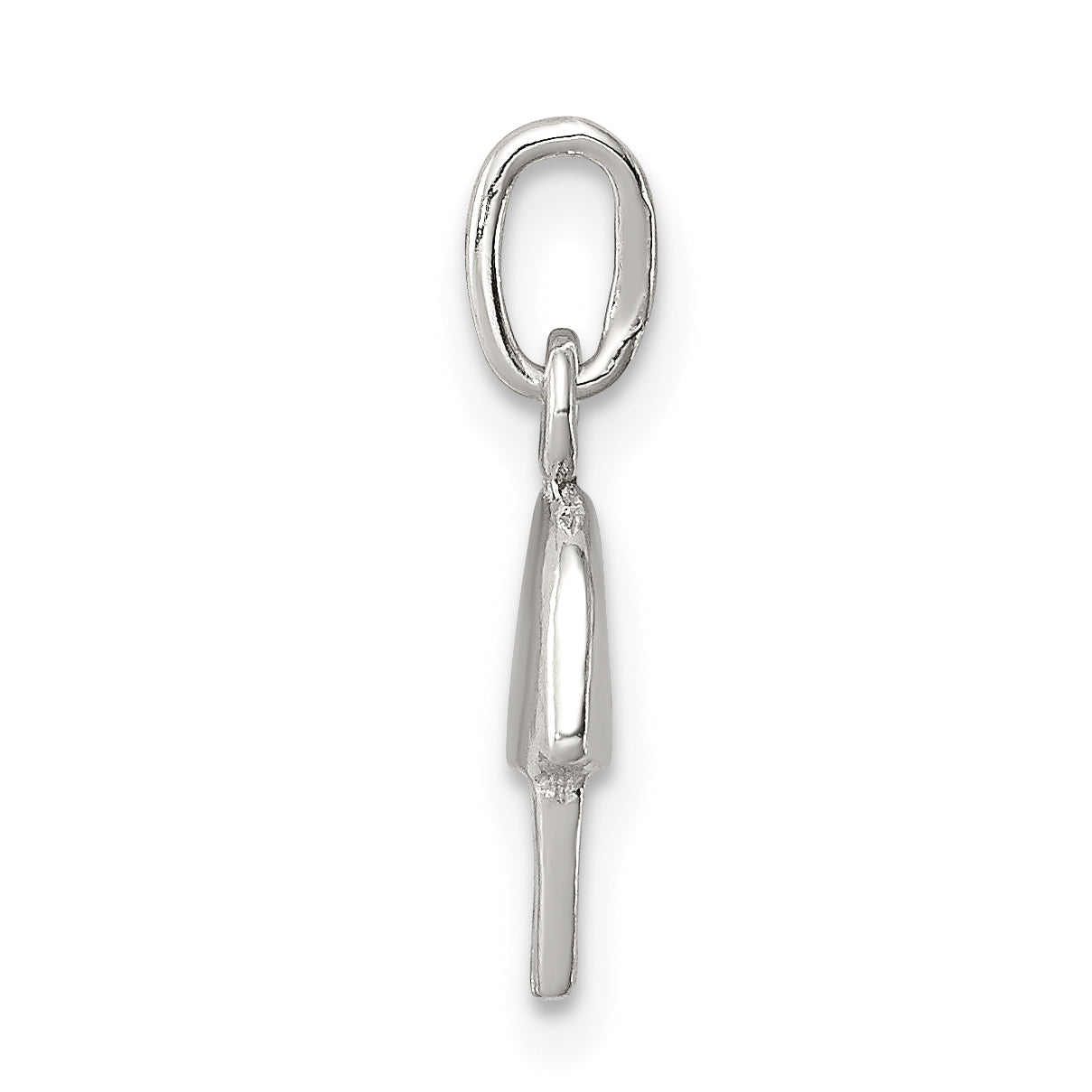 Sterling Silver 925 Jellyfish Charm with Polished Anti-Tarnish Finish