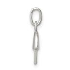 Sterling Silver 925 Jellyfish Charm with Polished Anti-Tarnish Finish