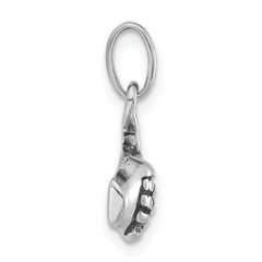 Sterling Silver 925 Unisex Antiqued Joined Hands Pendant Elegant Charm