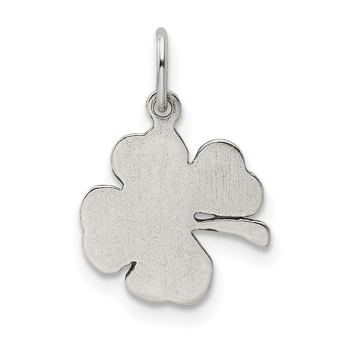 Sterling Silver Antiqued 4-Leaf Clover Charm