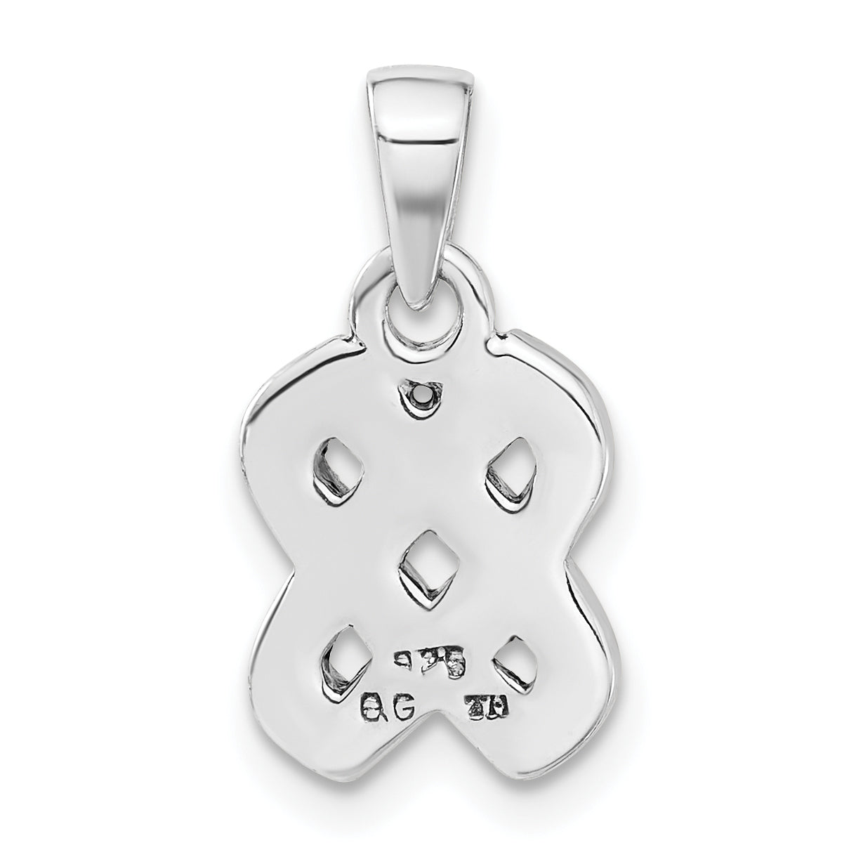 Sterling Silver 925 Celtic Knot Pendant Polished Unisex Charm