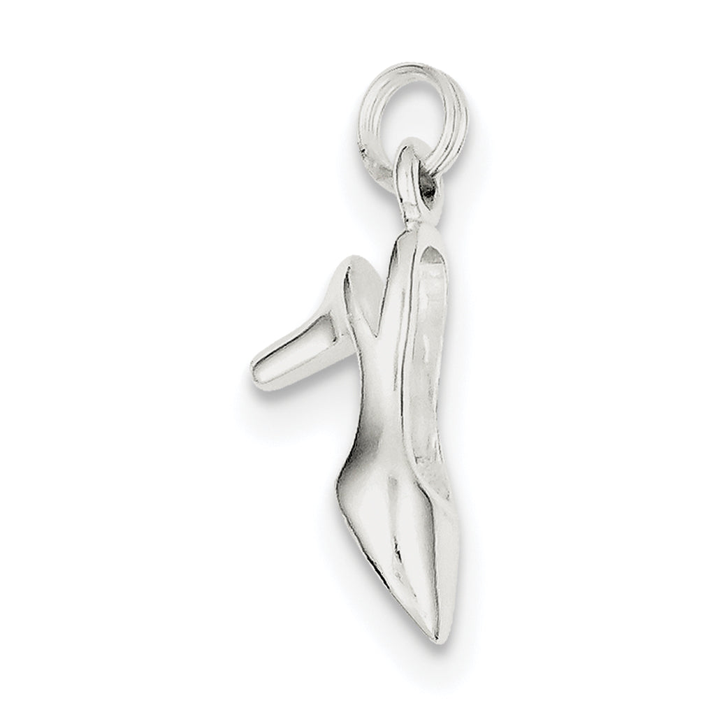 Sterling Silver Sling Back Heel Charm Main image