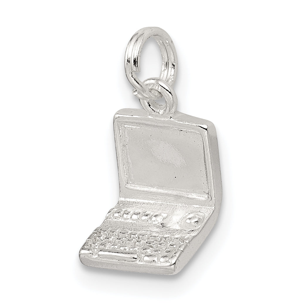 Sterling Silver Laptop Charm