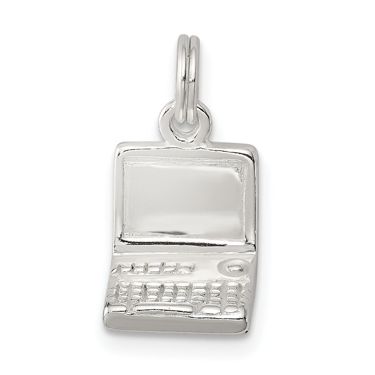 Sterling Silver Laptop Charm Main image