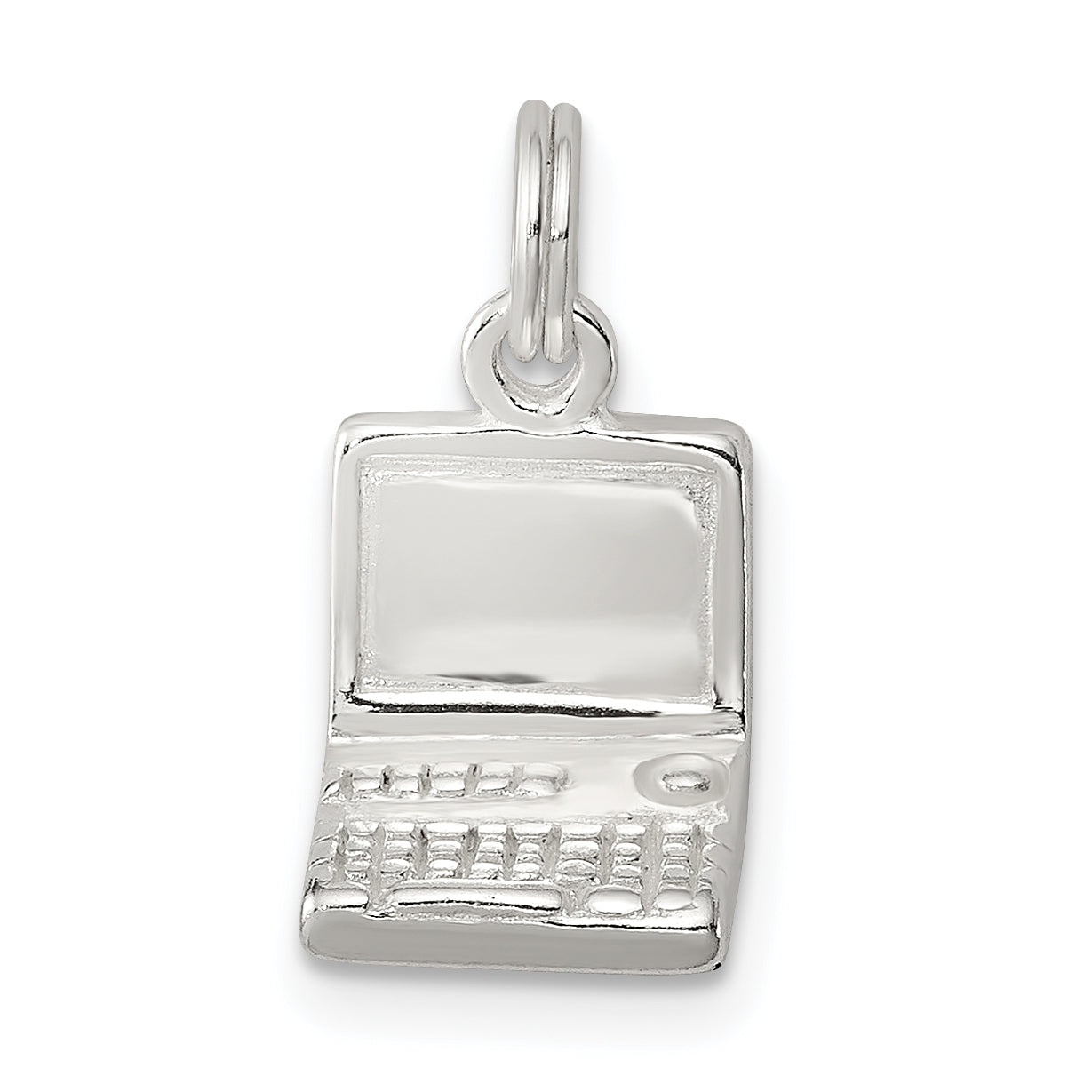 Sterling Silver Laptop Charm