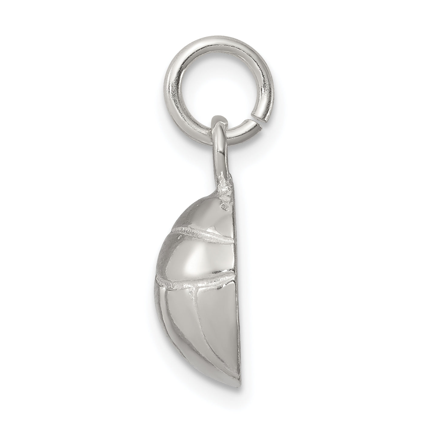 Sterling Silver 925 Volleyball Charm with Polished Anti-Tarnish Finish Secondary image