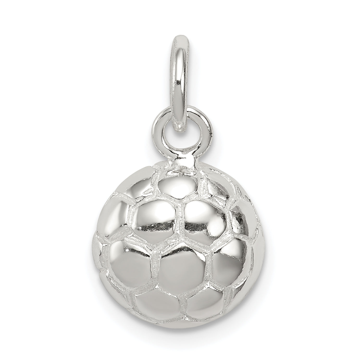 Sterling Silver Soccer Ball Charm Main image