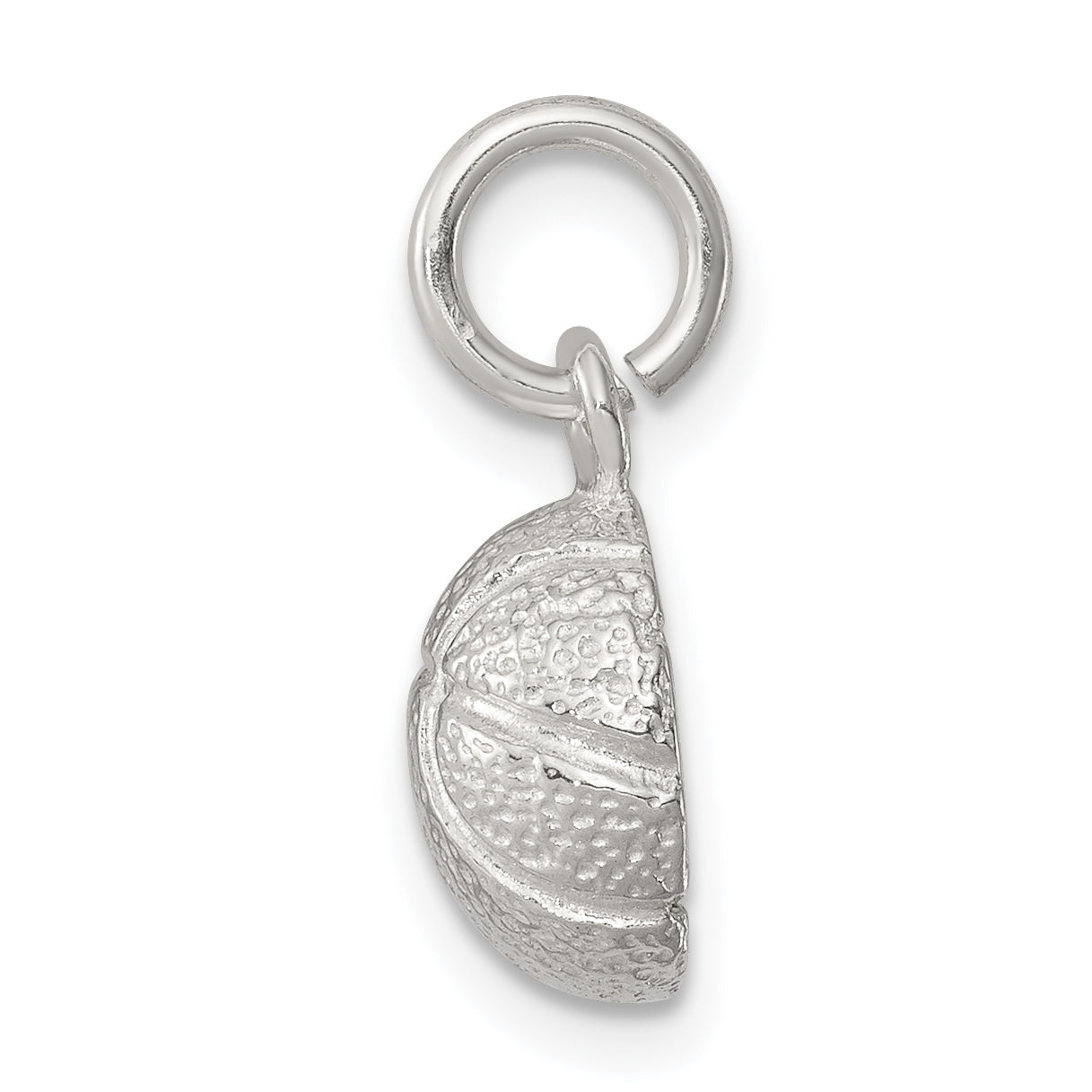 Sterling Silver 925 Polished Basketball Charm with Anti-Tarnish Finish Secondary image