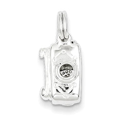 Sterling Silver Polished Movable Camera Charm