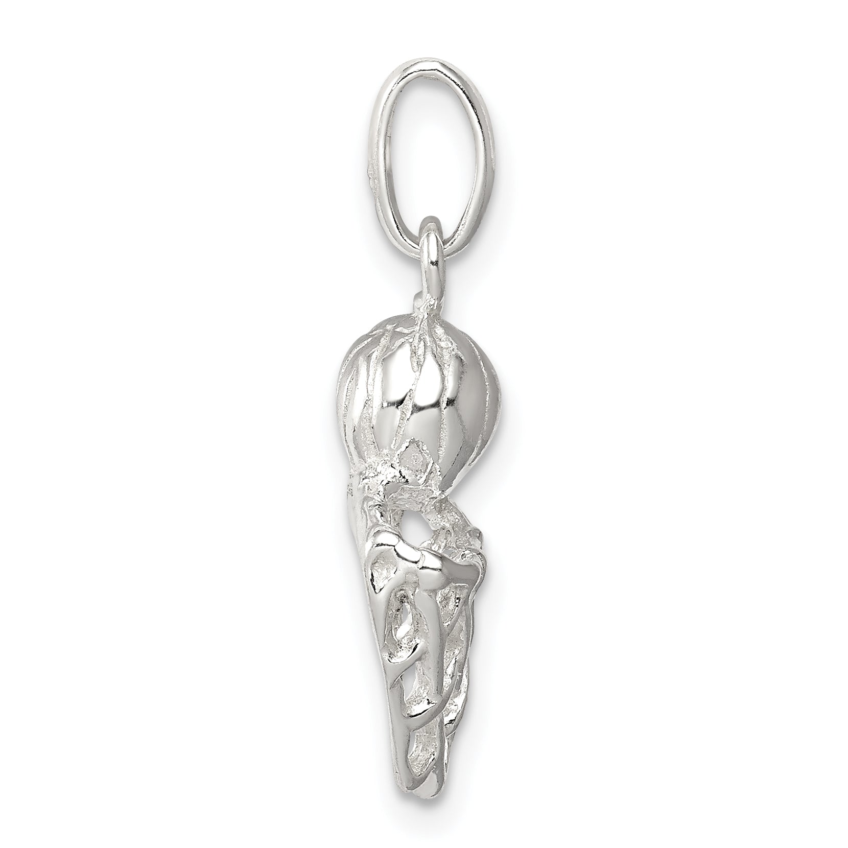Sophia Jewelers Sterling Silver Basketball Hoop Charm Polished Anti-Tarnish Secondary image