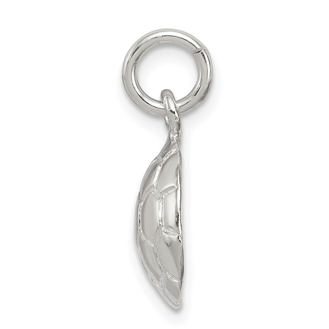 Soccer Ball Charm in Sterling Silver, 12mm Secondary image
