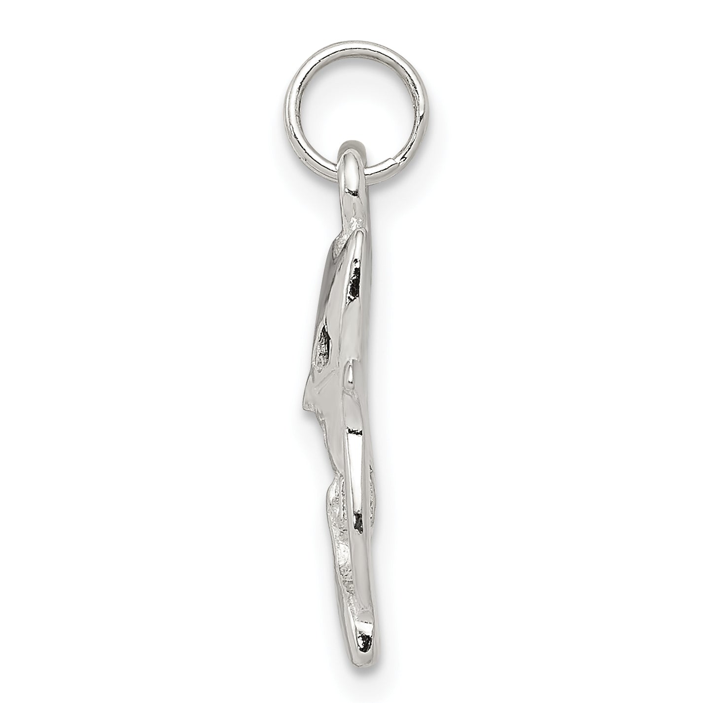 Sterling Silver 925 Enameled Cat Charm with Anti-Tarnish Finish