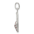 Sophia Jewelers Sterling Silver Enameled Easter Basket Pendant with Anti-Tarnish Finish
