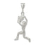 Sterling Silver Basketball Player Charm