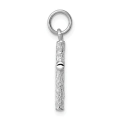 Sterling Silver 925 Cross Pendant with Rhodium Elegant Polished Finish