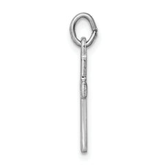 Sterling Silver 925 Polished Cross Pendant for Children