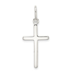 Sterling Silver 925 Cross Pendant with Polished Anti-Tarnish Finish