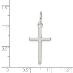 Sterling Silver 925 Cross Pendant with Polished Anti-Tarnish Finish